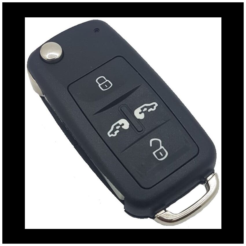 Caixa Para Comando Volkswagen Flip 4 Botões