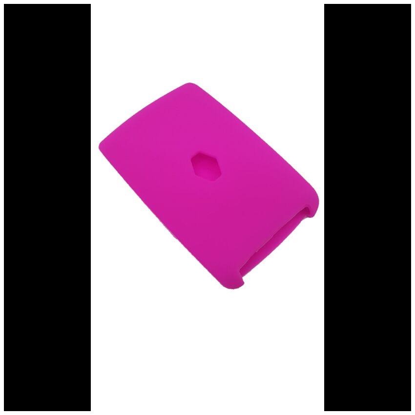 Capa silicone Renault, quatro botões, Smartkey proximidade, rosa