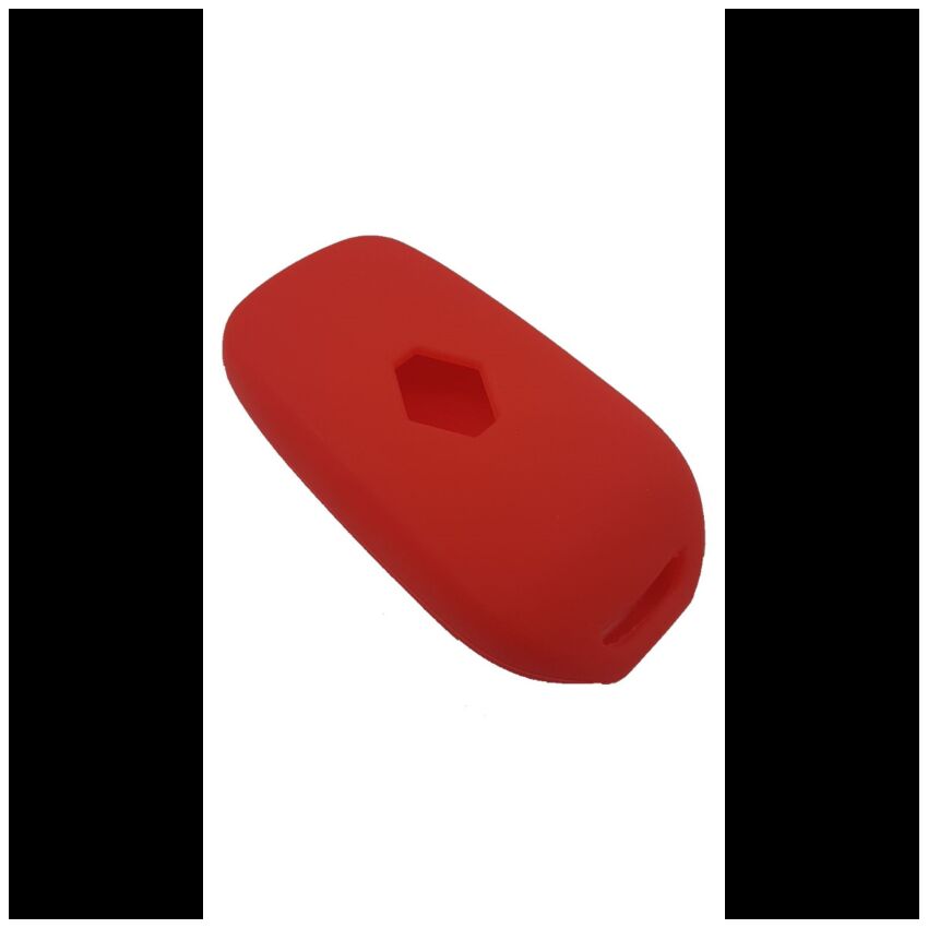 Capa silicone Renault, três botões, vermelho