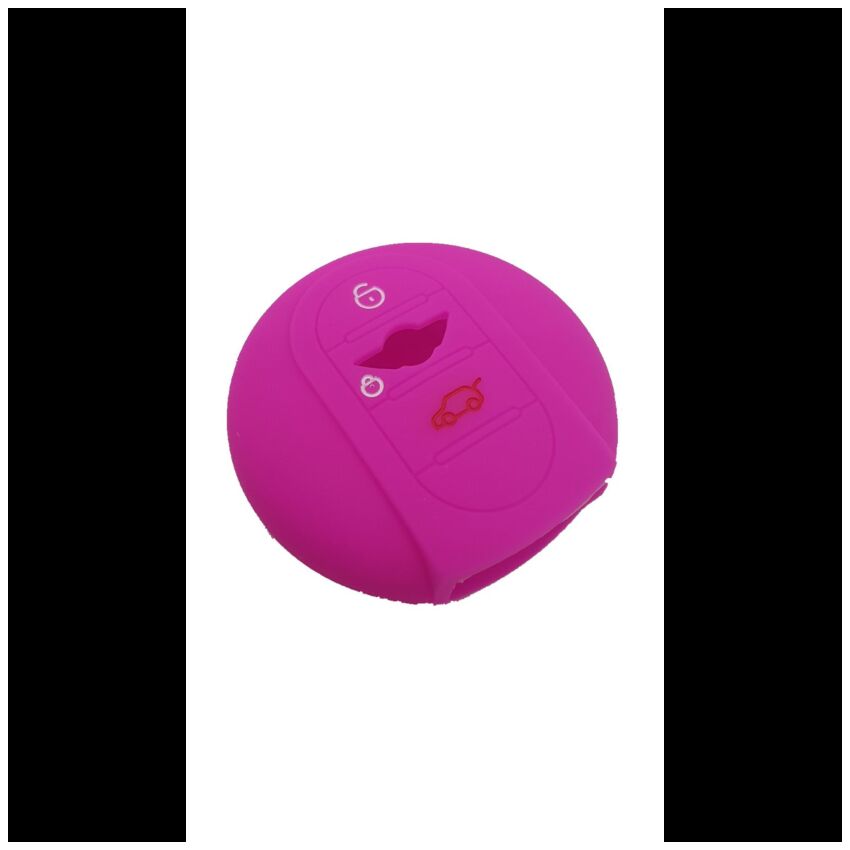Capa silicone MINI, três botões, Smartkey proximidade, rosa