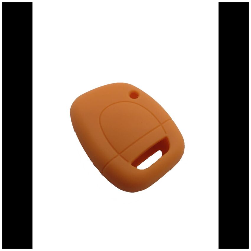 Capa silicone Renault, um botão, laranja