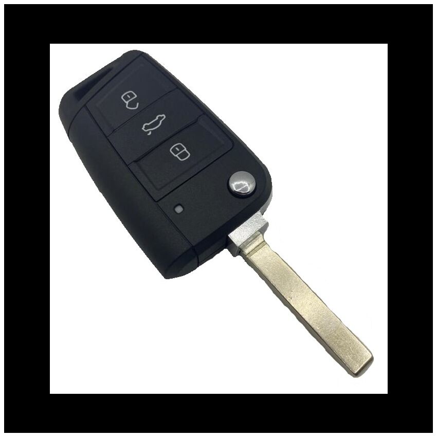 Caixa Para Comando Volkswagen Flip 3 Botões Mqb