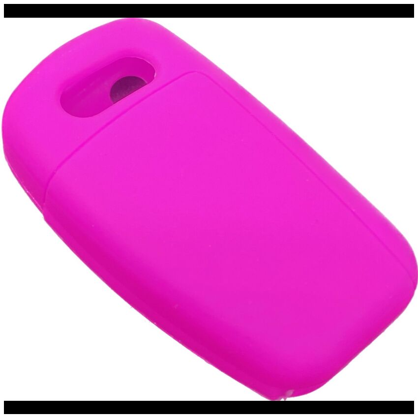 Capa silicone Audi, três botões, rosa