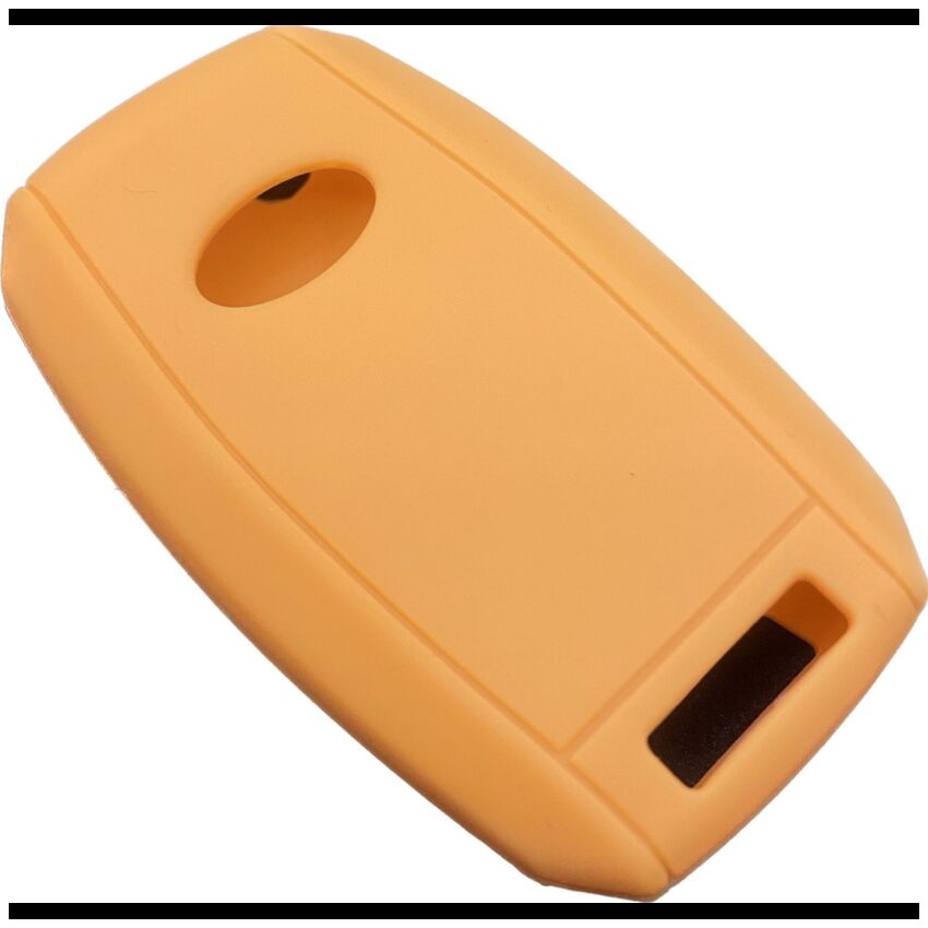 Capa silicone Kia, flip quatro botões, laranja