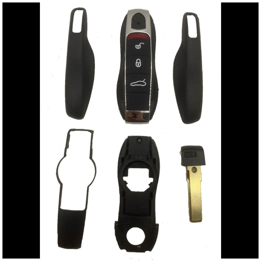Caixa Para Comando Porsche Keyless 3 Botões