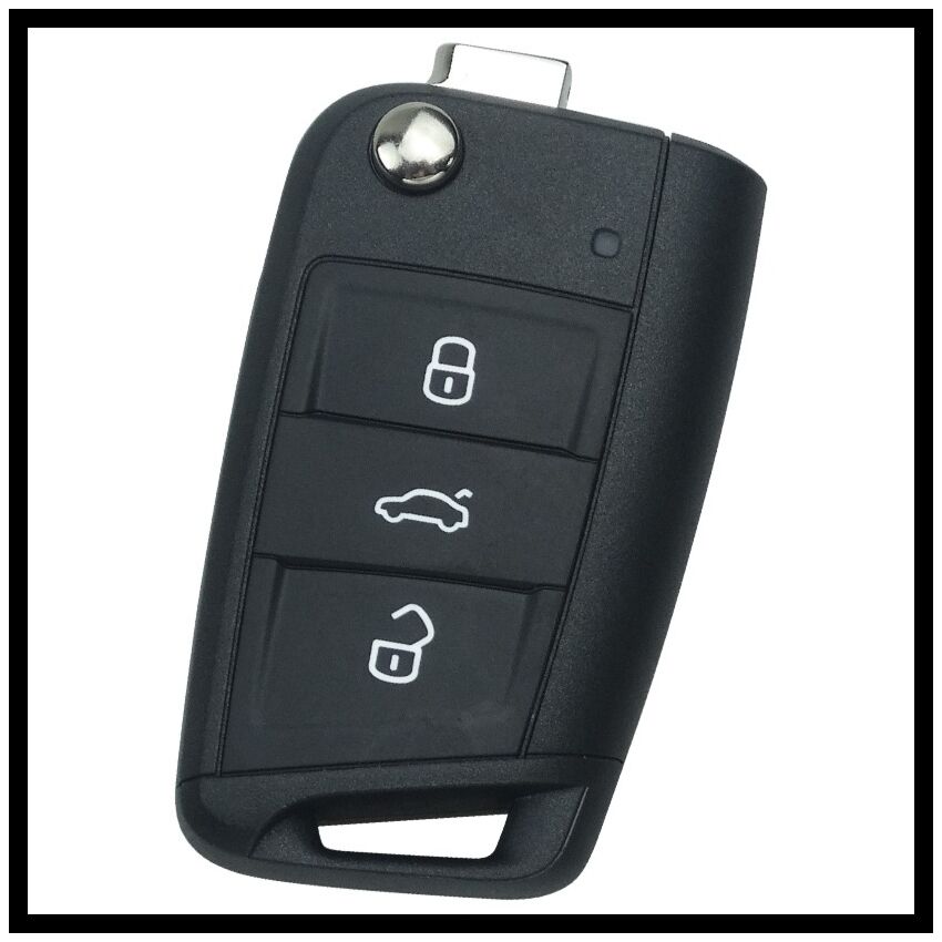Comando Skoda flip 3 botões 3VD959752