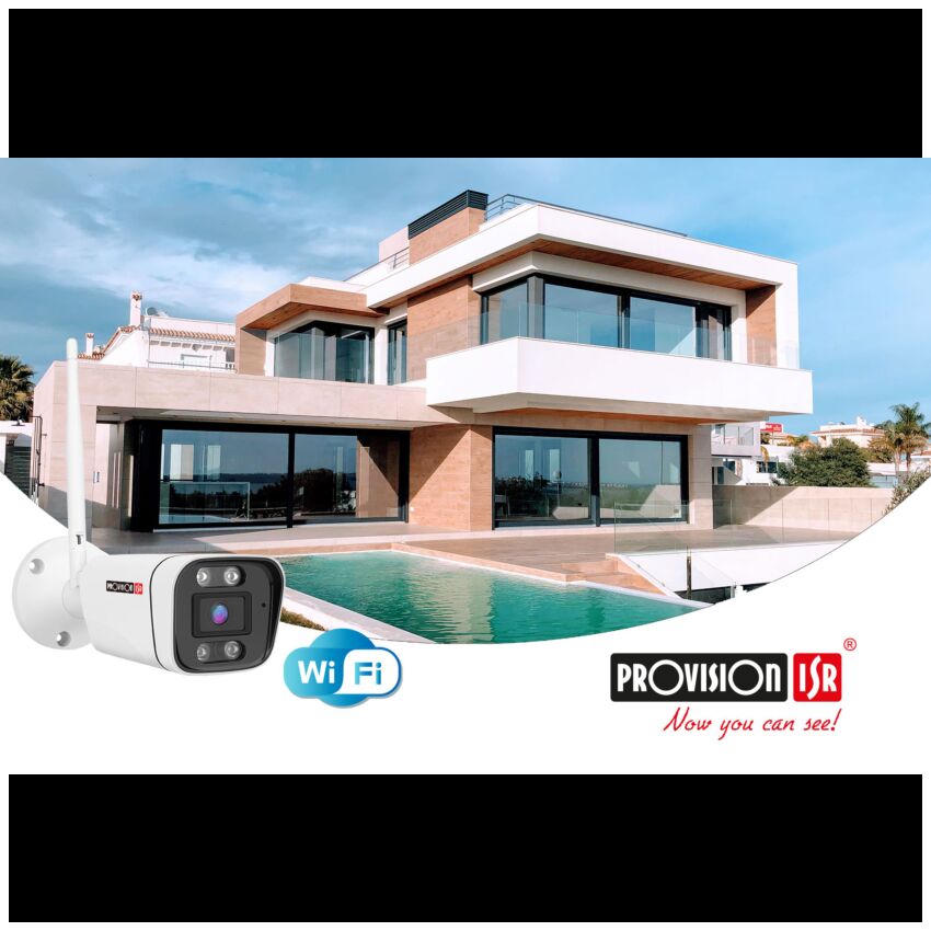 Câmara PROVISION WP-919-V2 IR lente fixa para exterior, 2MP