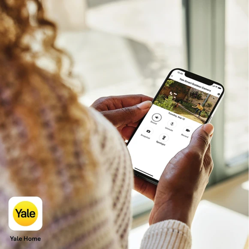 Câmara Inteligente Exterior Yale SV-OC-1A-W 1080p Wi‑Fi