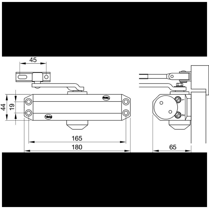 Mola Yale série 3000, branca, 30-3000-0001-00-50-11
