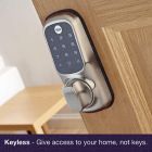 FECH YALE KEYLESS DE SOBREPOR CROMADA SATINADA YD-01-CON-NOMOD-CH