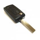 Caixa Para Comando Peugeot Flip 3 Botões (Mala) Pilha na Placa
