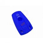 Capa silicone BMW, três botões, azul