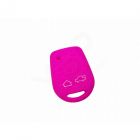 Capa silicone BMW, três botões, rosa