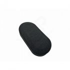 Capa silicone Fiat, flip três botões, negra