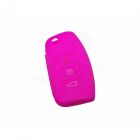 Capa silicone Ford, flip três botões, rosa
