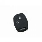 Capa silicone Honda, dois botões, negro