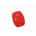 Capa silicone Honda, dois botões, vermelho