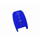 Capa silicone Kia, quatro botões, proximidade, azul