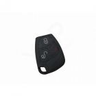 Capa silicone Mercedes, três botões, Smartkey (antiga), negra