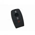 Capa silicone Mercedes, três botões, Smartkey proximidade, negra