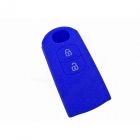 Capa silicone Mazda, dois botões, azul