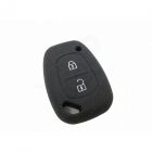 Capa silicone Renault, dois botões, negra
