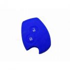 Capa silicone Renault, dois botões, azul