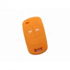 Capa silicone Opel, flip dois botões, laranja