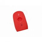 Capa silicone Opel, três botões, Smartkey proximidade, vermelha