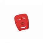 Capa silicone Opel, três botões, vermelho