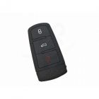 Capa silicone Volkswagen, três botões, Smartkey proximidade, negro