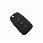 Capa silicone Volkswagen, três botões, negra