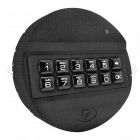 Fechadura Universal + Teclado Negro ABS