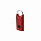 Aloquete Lexon com abertura por impressão digital, dark red (vermelho)
