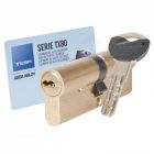 Cilindro Tesa TX80 45x45mm latonado