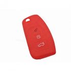 Capa silicone Ford, flip três botões, vermelho