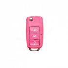 Comando KD 3 Botoes Tipo VW Rosa