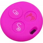 Capa silicone Smart, três botões (antiga), rosa