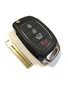 Caixa Para Comando Hyundai Flip 4 Botões