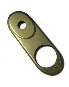 Espelho comprido Mottura exterior com abertura para escudo de segurança de 50 mm, em bronze