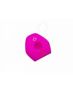 Capa silicone BMW, três botões, rosa