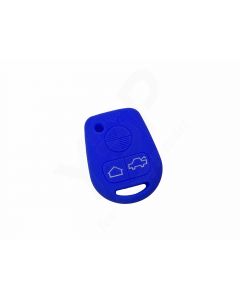 Capa silicone BMW, três botões, azul