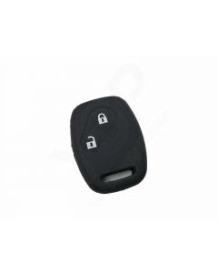 Capa silicone Honda, dois botões, negro