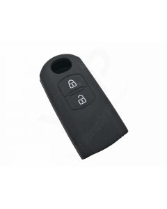 Capa silicone Mazda, dois botões, negro