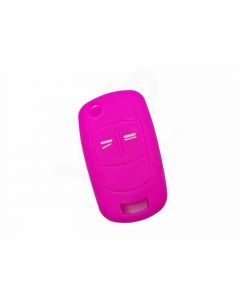 Capa silicone Opel, flip dois botões, rosa