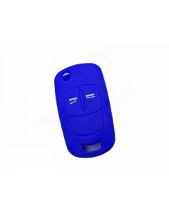 Capa silicone Opel, flip dois botões, azul