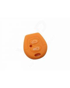 Capa silicone Volkswagen, dois botões, laranja