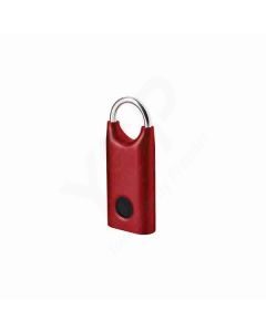 Aloquete Lexon com abertura por impressão digital, dark red (vermelho)