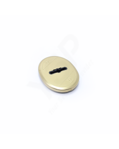 Espelho oval Mottura, para chave de duplo palhetão, bronze