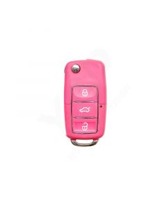 Comando KD 3 Botoes Tipo VW Rosa